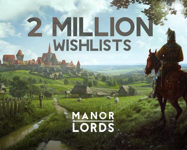 Manor Lords — градостроительный симулятор, разрабатываемый одним человеком, добавили в список желаемого 2 миллиона пользователей